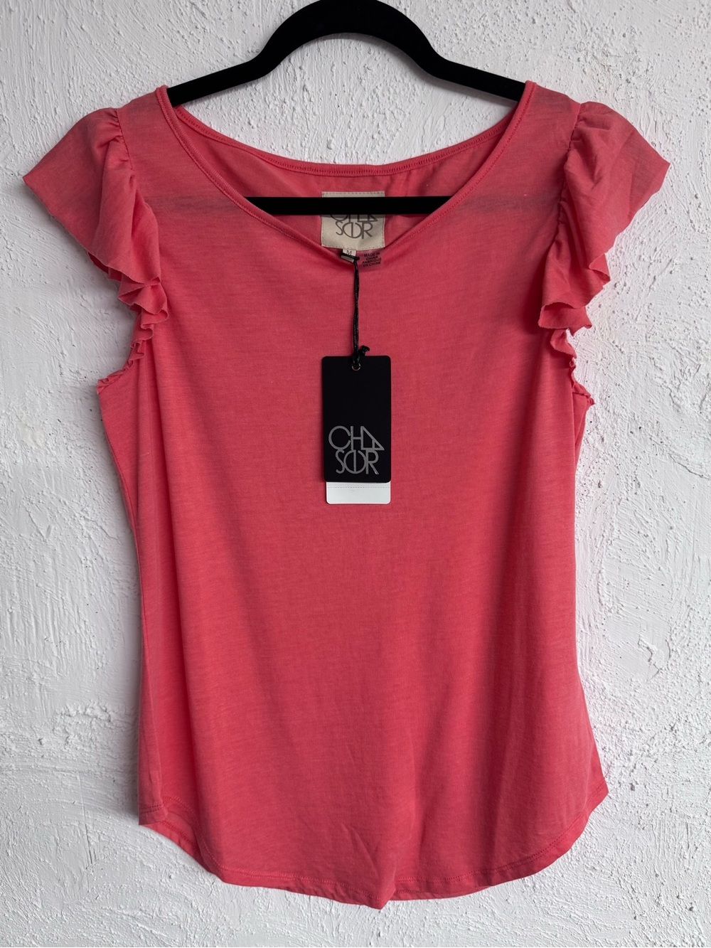 Chaser Vintage Jersey High Neck Flutter Sleeve
Shirttail Sunset Tee